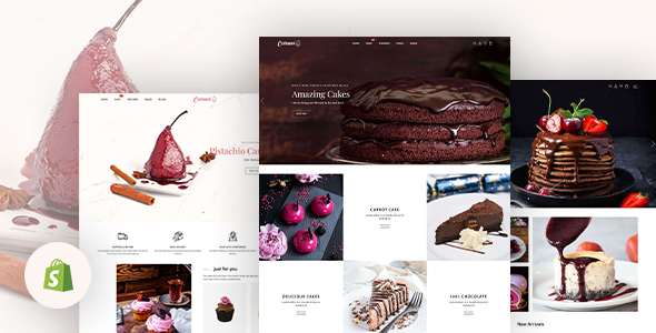 طراحی سایت کیک و شیرینی